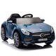 preview thumbnail 6 of 78, Kids 12V Mercedes-Benz CLS 350 Ride-On Car with Volume Control, LED Lights, and Personalization Stickers