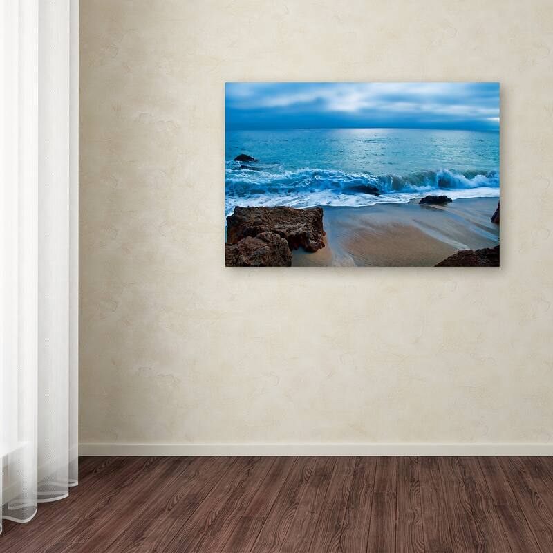 Lori Hutchison 'Zuma Beach' Canvas Art
