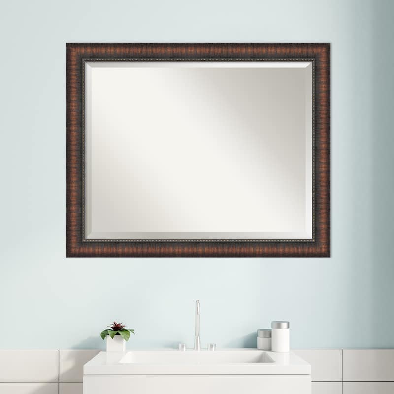 Caleb Brown Beveled Framed Bathroom Vanity Wall Mirror - Caleb Brown