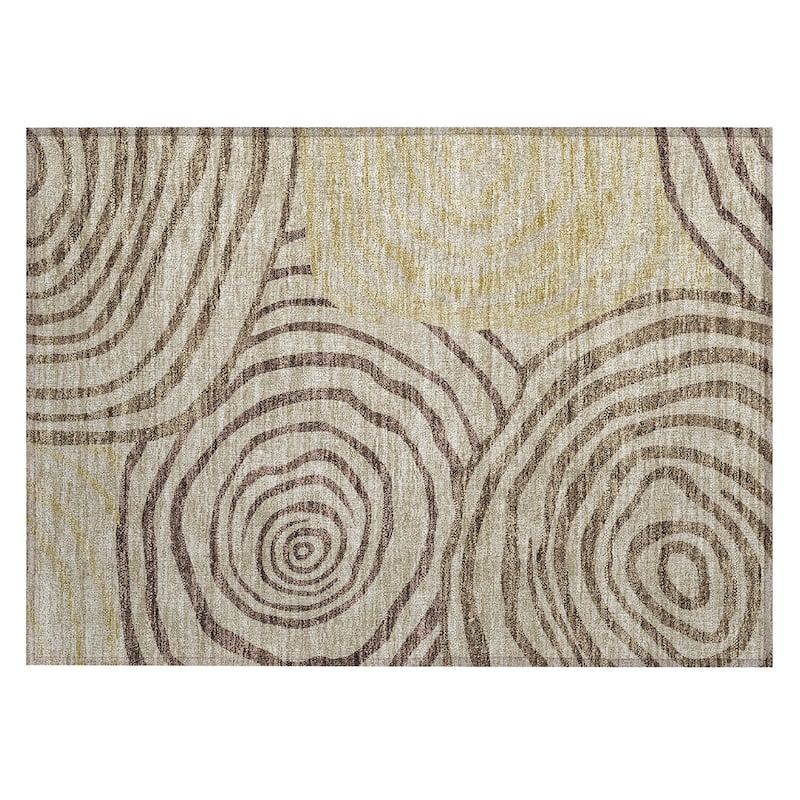 Machine Washable Indoor/ Outdoor Chantille Contemporary Dimensions Rug