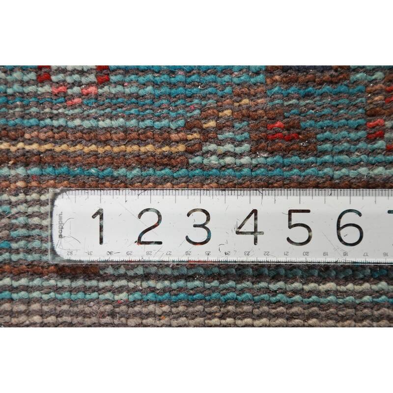 Tribal Geometric Oushak Oriental Area Rug Handmade Wool Carpet - 8'0" x 9'11"