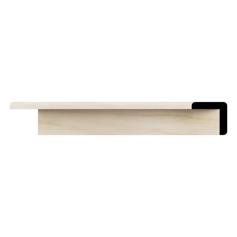 WM205 1-1/8-in D x 1-1/8-in W x 96-in L Americraft Solid Hardwood Stain Grade Corner Guard Moulding - Poplar