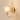 Gold Crystal Leaf 1-Light Bathroom Wall Sconce with Fabric Shade
