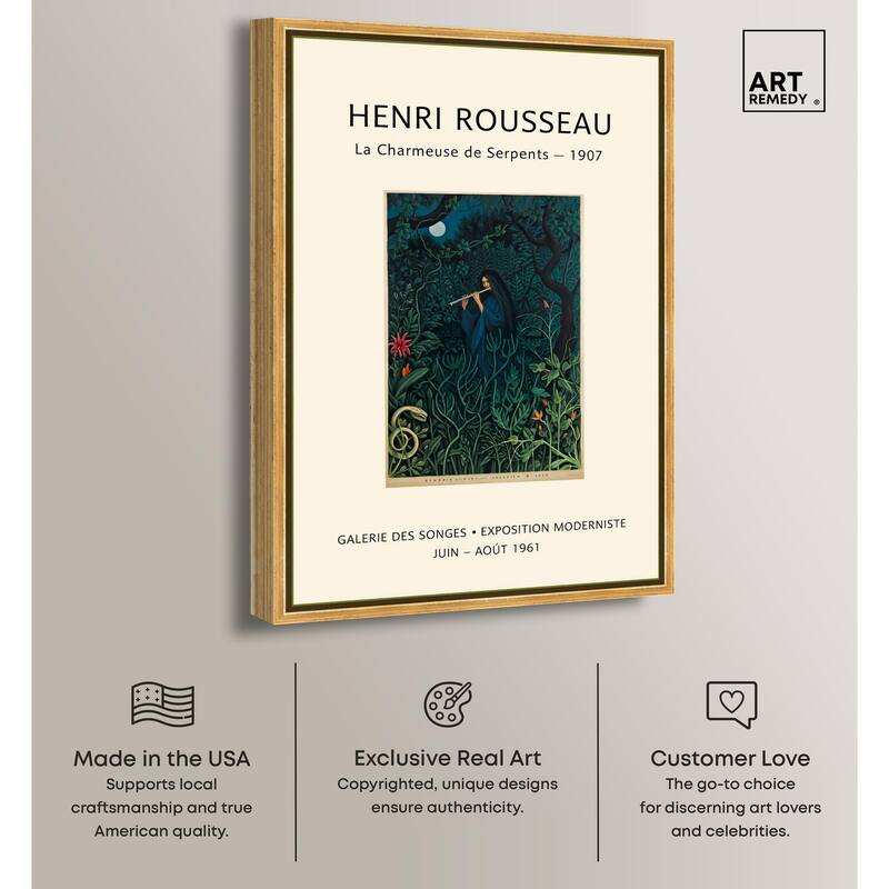 Rousseau's Jungle Dream Canvas by Art Remedy