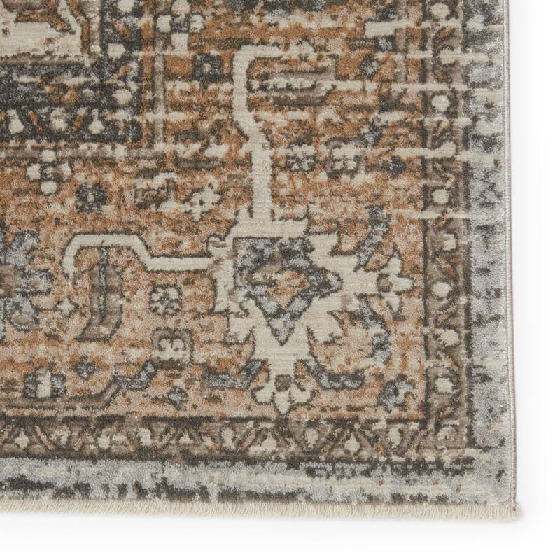 Venn Medallion Tan/ Gray Area Rug