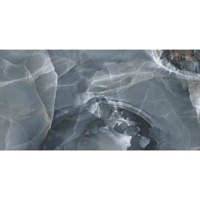 Riptide 24x48 Glossy Onyx Porcelain Tile - Floor & Wall - Large Format