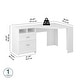 preview thumbnail 5 of 11, Wheaton 60W Reversible Corner Desk with Storage by Bush Furniture