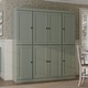 preview thumbnail 39 of 57, Palace Imports 65" 100% Solid Wood Shaker Pantry Cabinet Sage