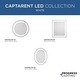 preview thumbnail 5 of 5, Captarent Collection 24 in. Round Illuminated Integrated LED White Modern Mirror - 24 in x 1.65 in x 24 in