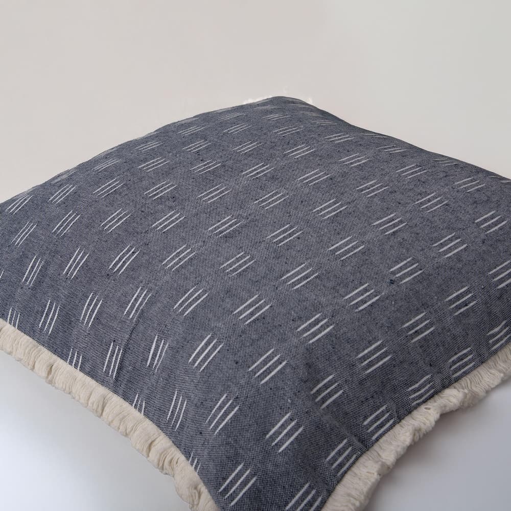 Rizzy Home Drop Stitched Woven Throw Pillow