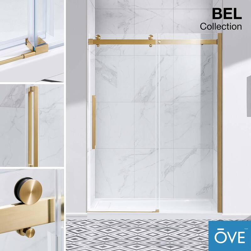 OVE Decors Bel Soft-Close Frameless Sliding Soft Close Shower Door