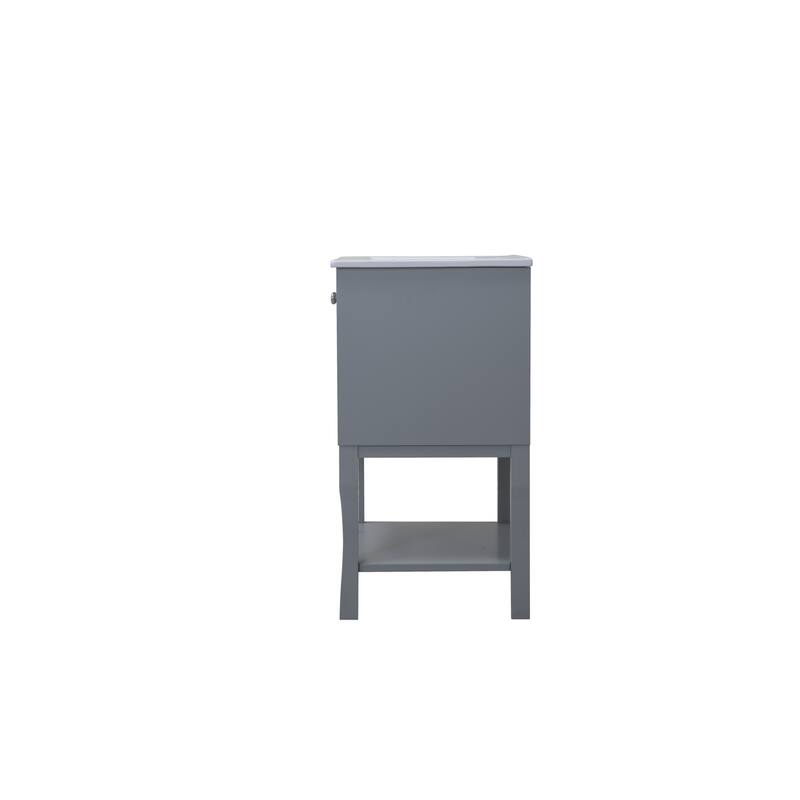 Elegant Lighting VF2101 Mason 24" Free Standing Single Basin Vanity