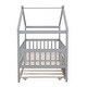 preview thumbnail 85 of 83, Montessori Bed House Bed with Trundle Bed and Headboard, Wood Daybed Platform Bed Frame No Box Spring Needed for Boys Girls