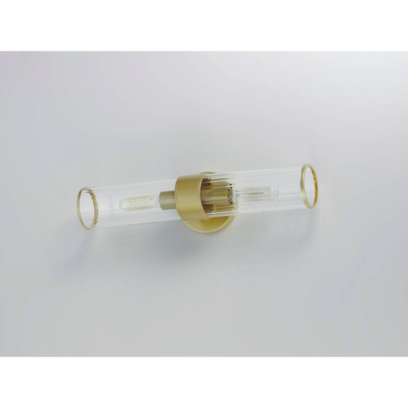 Crosby 2-Light Wall Sconce - Satin Brass