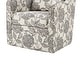 preview thumbnail 14 of 29, Madison Park Betty Slub Weave Wide Seat 360 degree Swivel Arm Chair