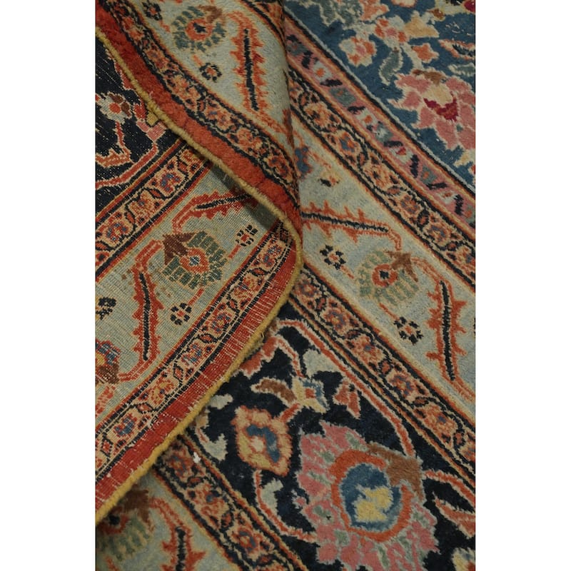 Hand Knotted Oriental 100% Wool Carpet Traditional Floral Pink Dorokhsh Area Rug - 14' 4'' X 9' 6''