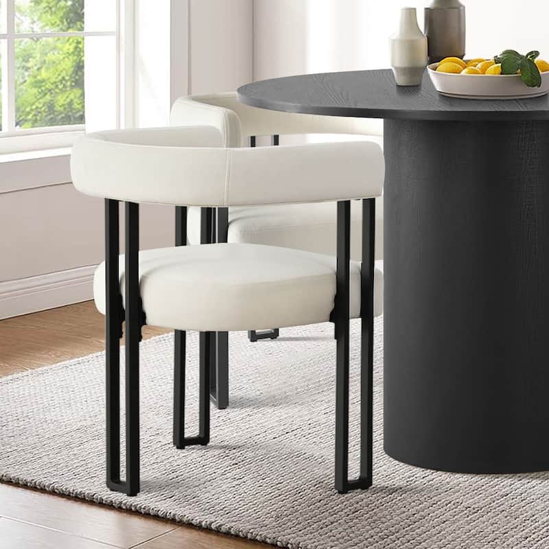 3-Piece Round Dining Table Sets - Beige