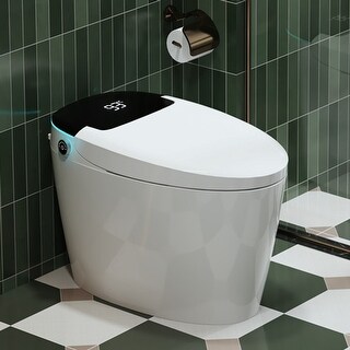 yulika DJ-951B Tankless Smart Bidet Toilet with Auto Flush & Warm Water
