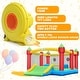 preview thumbnail 7 of 9, 15'x12' 600lbs Large Inflatable Bounce House for big kids with Blower & Basket Ball Hoop - 15.3'X12'