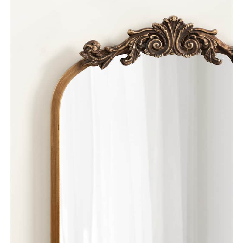 Kate and Laurel Arendahl Traditional Arch Mirror with Shelf