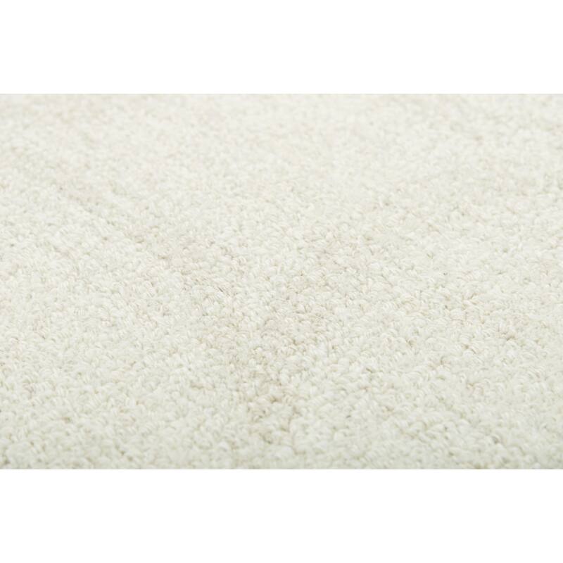 Alora Decor Peace Beige and Geometric-Patterned Hand-tufted Wool Rug