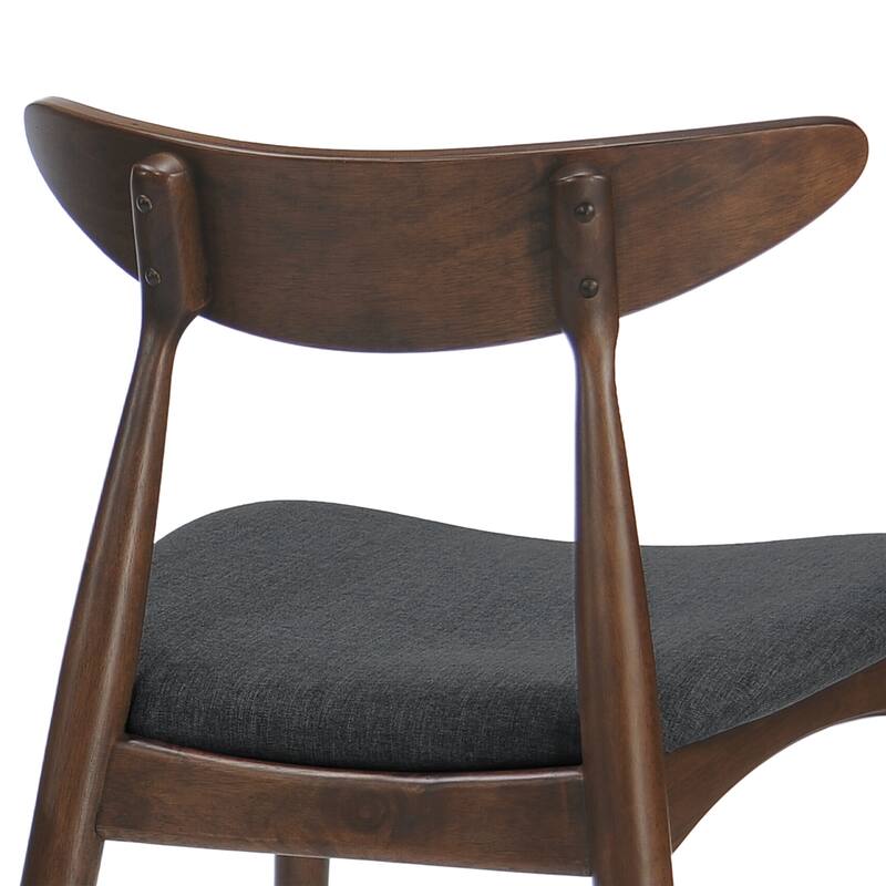 Barron Mid-century Dining Chairs (Set of 2) by Christopher Knight Home - 22.50" W x 19.75" L x 28.75" H