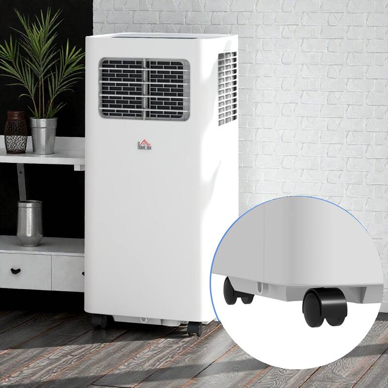 8000 BTU Portable Air Conditioner with Dehumidifier, 3-in-1 Room AC for Up to 345 Sq Ft, Remote, Timer