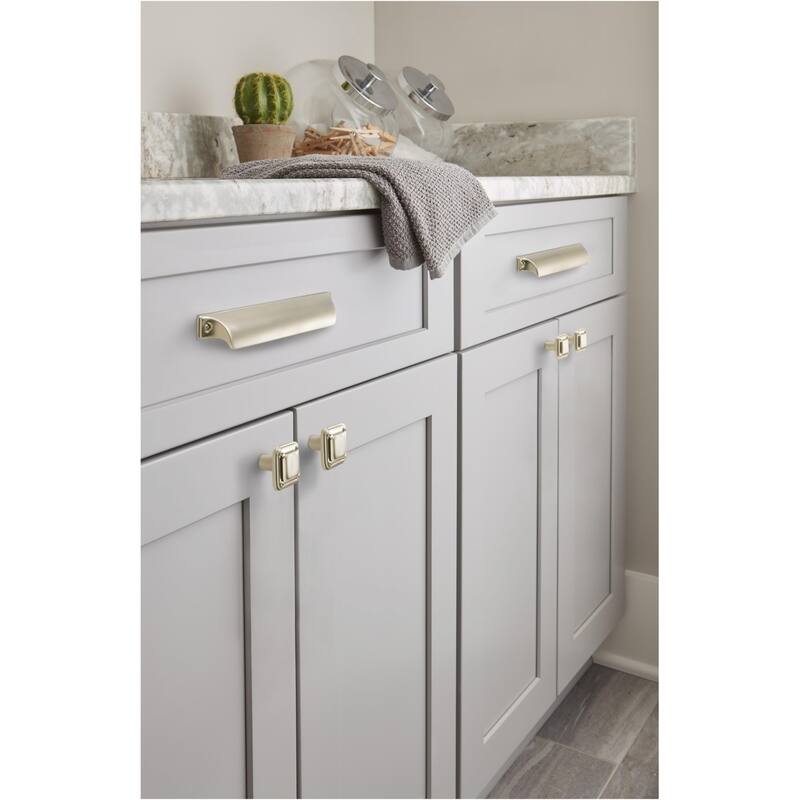 Amerock BP4523160 Jolene 6-5/16" Center to Center Cup Cabinet Pull