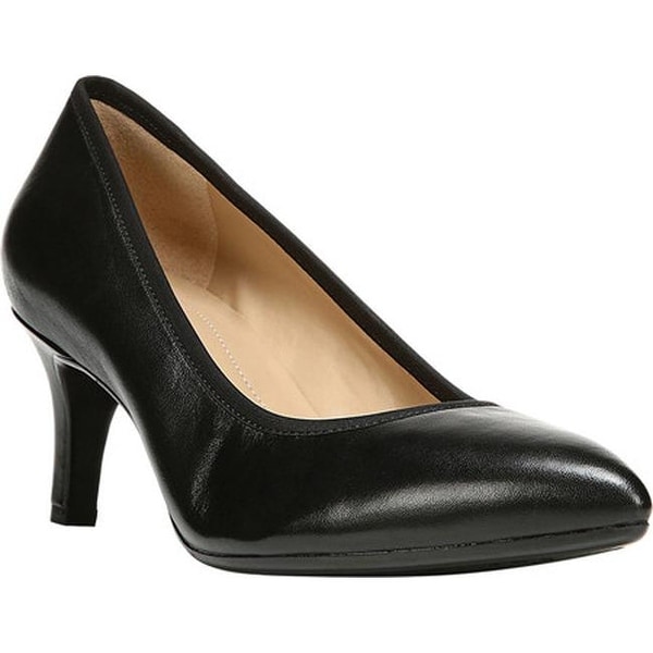 Oden Pump Black Leather 