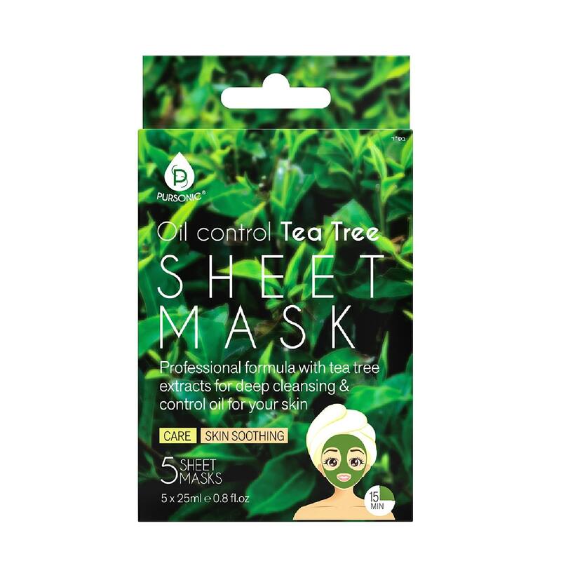 Pursonic Oil Control Tea Tree Sheet Mask - Mask