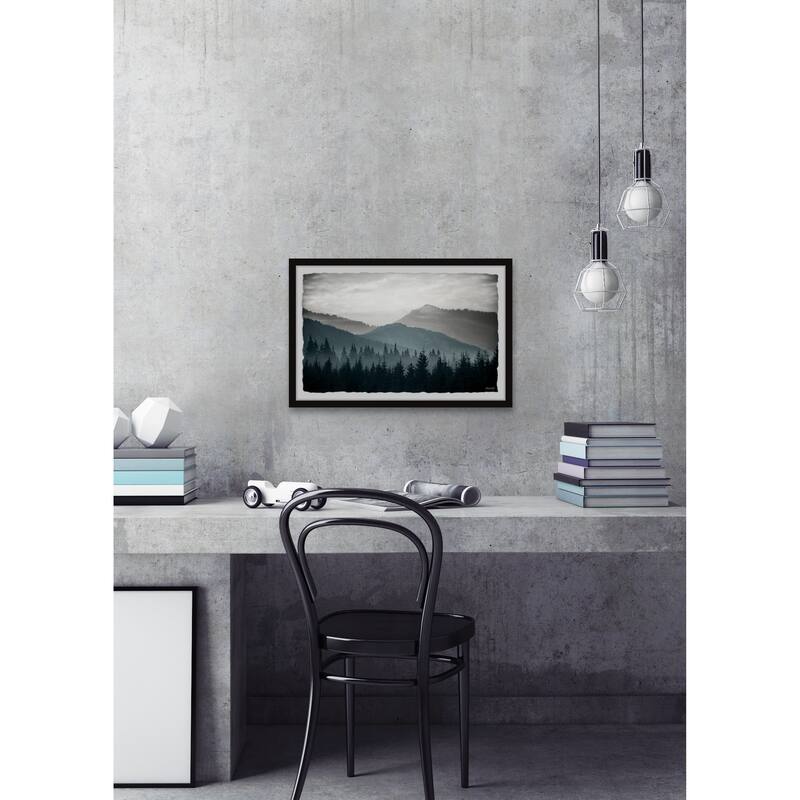 'A Night on the Mountain' Framed Painting Print