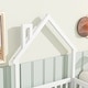preview thumbnail 15 of 28, Twin Size Pine Wood House-Shaped Headboard Floor Bed with Fence