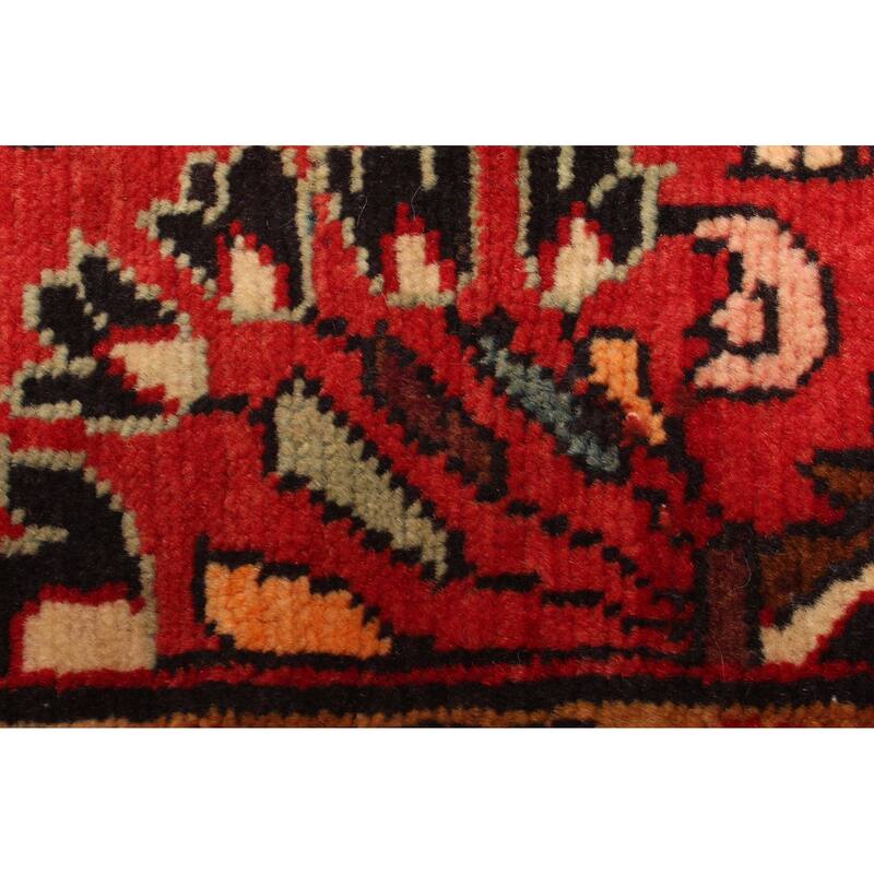 ECARPETGALLERY Hand-knotted Anadol Red Wool Rug - 3'7 x 4'11