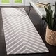preview thumbnail 5 of 31, SAFAVIEH Handmade Cambridge Dellie Modern Moroccan Wool Rug 2'6" x 10' Runner - Silver/Ivory - Runner