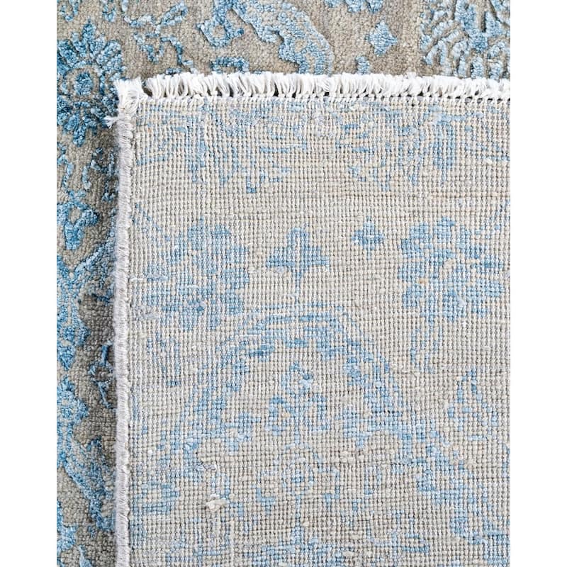 Ikat One-of-a-Kind Handmade Area Rug, Beige - 7' 9" x 9' 5"