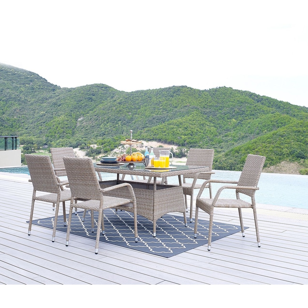 Genova 9 best sale piece patio set