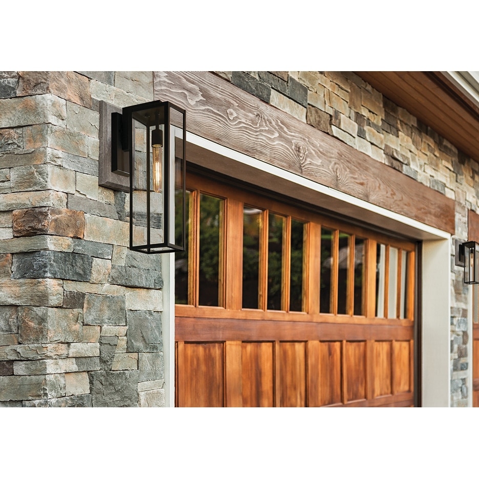 Elk Home Capture Matte Black 1 Light Outdoor Wall Sconce