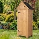 preview thumbnail 25 of 25, Single Door Wooden Garden Storage Shed