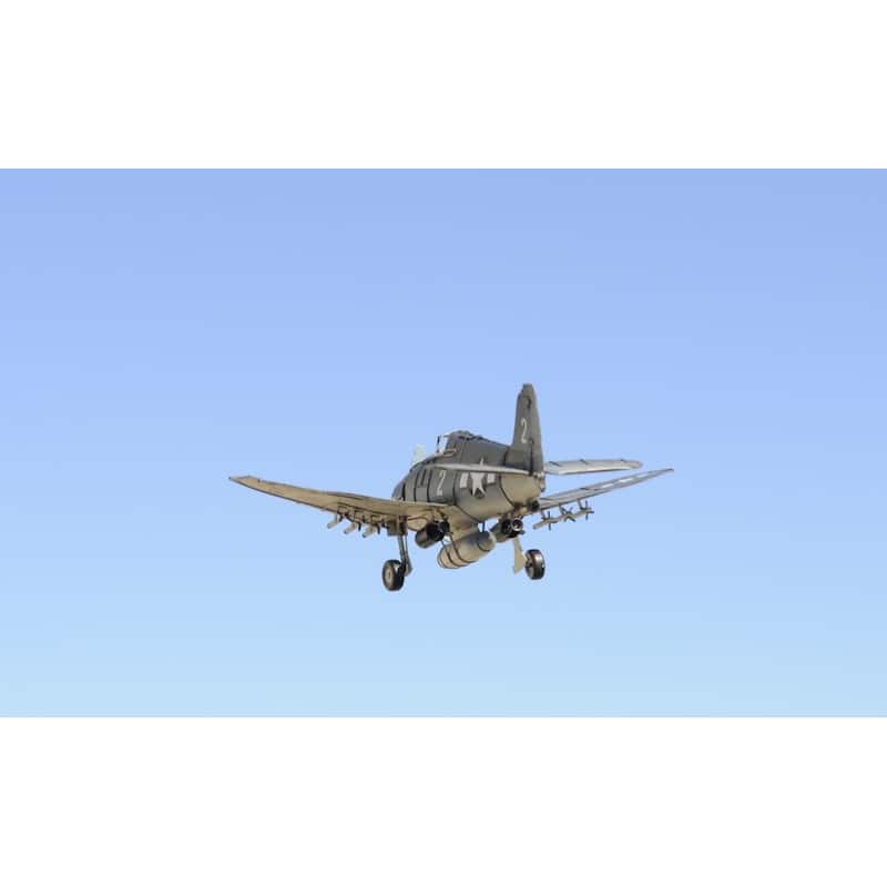 HomeRoots Grumman F6F Hellcat Sculpture - 14.5' X '6' X '12