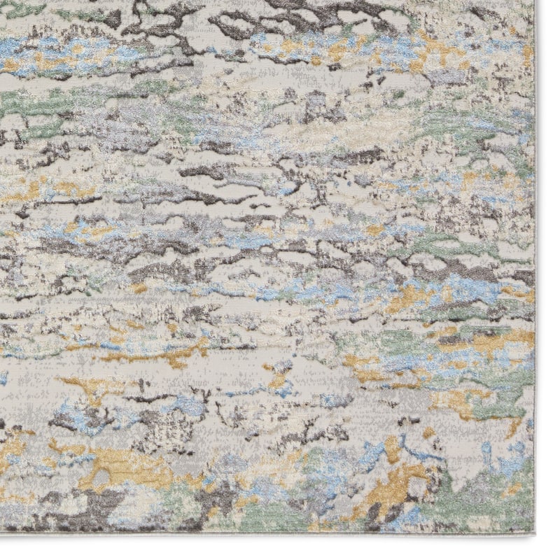 Etosha Abstract Blue/Gray Runner Rug