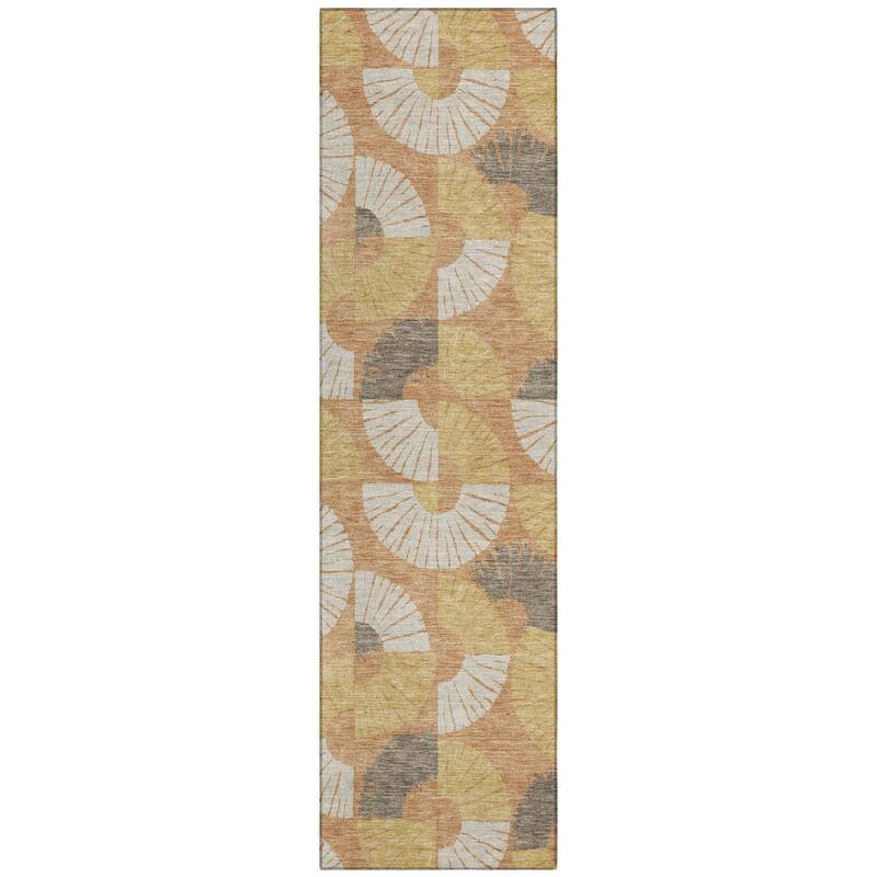 Machine Washable Indoor/ Outdoor Modern Jay Chantille Rug