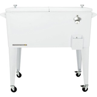Permasteel 80 Qt. Patio Cooler, White - On Sale - Bed Bath & Beyond ... image.