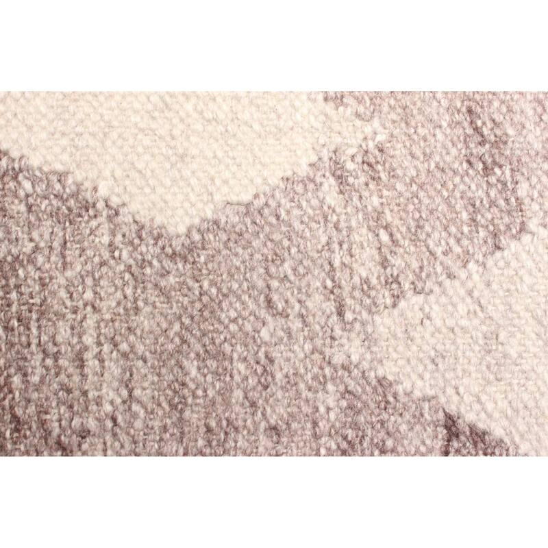 ECARPETGALLERY Flat-Weave Ankara FW Brown Wool Kilim - 5'1 x 7'11