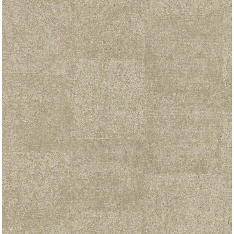 A-Street Prints Millau Khaki Faux Concrete Wallpaper