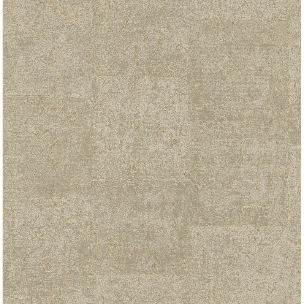 A-Street Prints Millau Khaki Faux Concrete Wallpaper