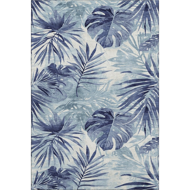 Premium Washable Super Soft Tropical Floral Mayfield Rug