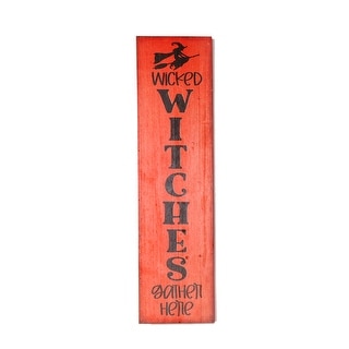 30" Wood Wicked Witch Sign - Bed Bath & Beyond - 38320020