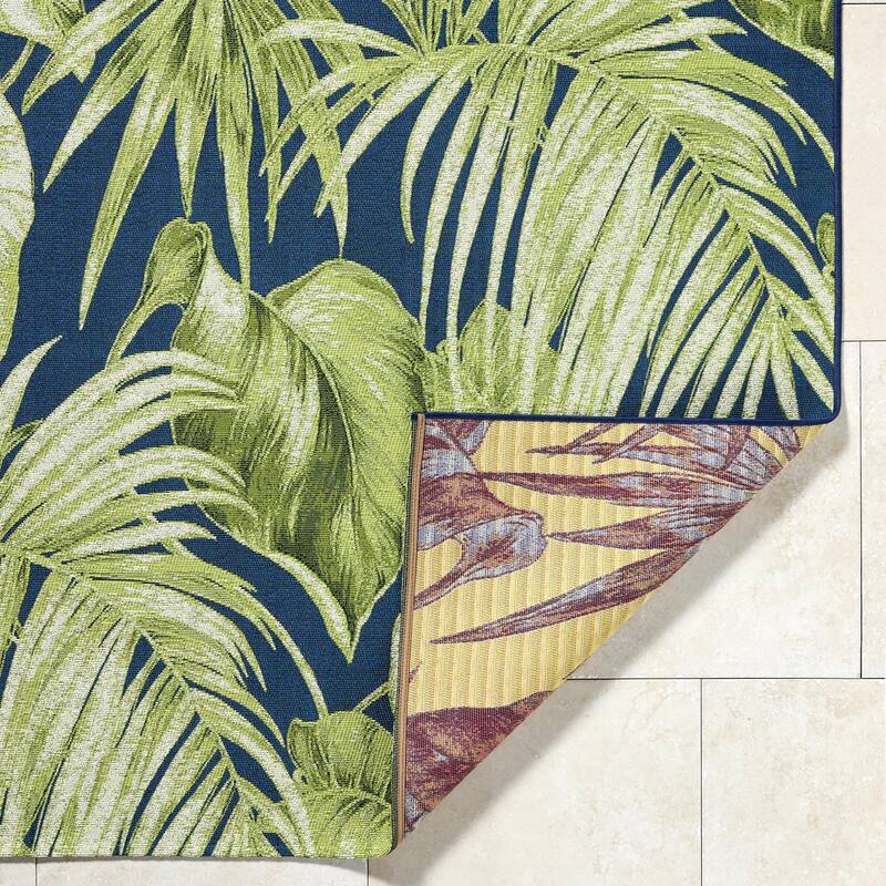 Livabliss Warsaw Tropical Indoor / Outdoor Area Rug