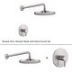 preview thumbnail 21 of 28, Luxier SS-B02 Single Handle 1-Spray Shower Faucet (Valve Included)