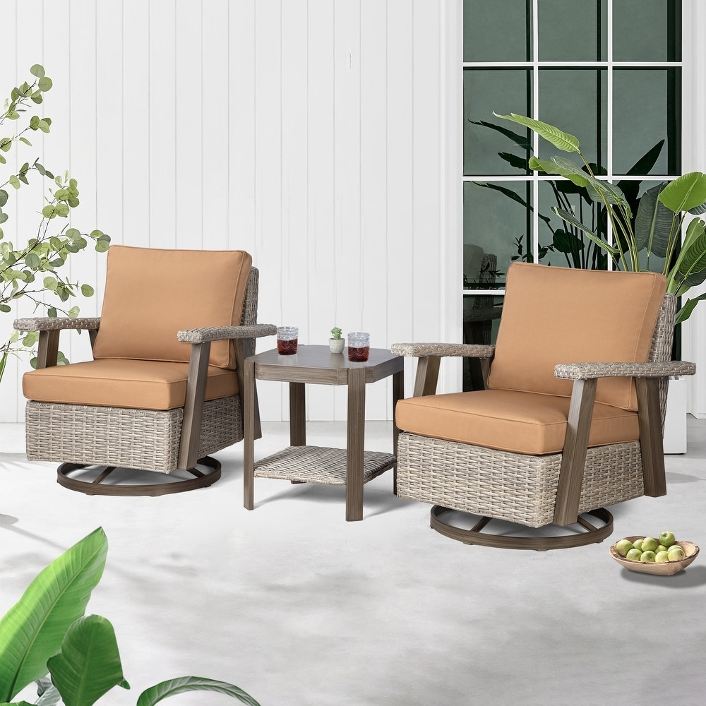 Tan Wicker Patio Furniture Bed Bath Beyond